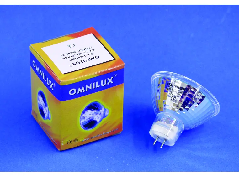 Omnilux ELH 120V/300W GY-5.3 w. 50mm refl 